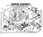 Kenmore 1107207612 burner assembly diagram