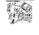 Kenmore 1107208101 bulkhead assembly diagram