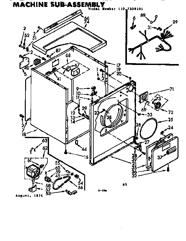 MACHINE SUB-ASSEMBLY