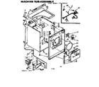 Kenmore 1107208101 machine sub-assembly diagram