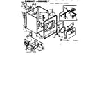 Kenmore 1107208211 cabinet assembly diagram