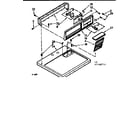 Kenmore 1107208211 top and console assembly diagram