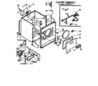 Kenmore 1107208510 cabinet asm diagram