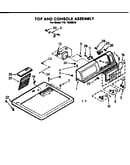 Top and console assembly