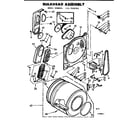 Kenmore 1107208703 bulkhead assembly diagram