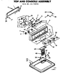 Top and console assembly