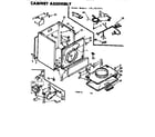 Kenmore 1107217624 cabinet assembly diagram