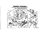 Kenmore 1107217624 burner assembly diagram