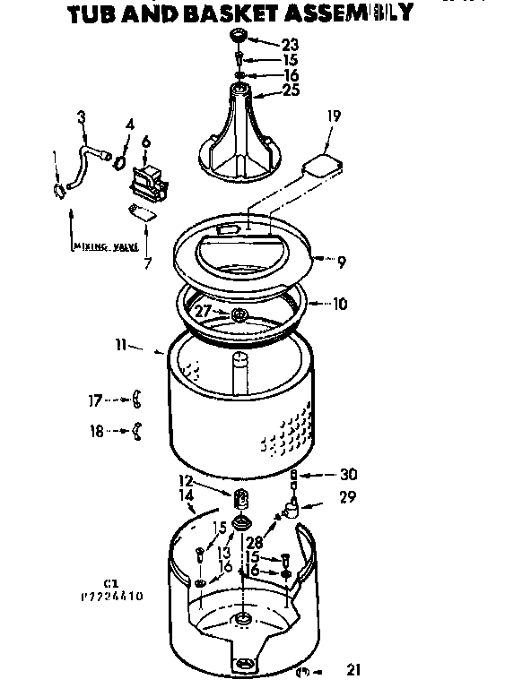 TUB & BASKET ASSEMBLY