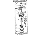 Kenmore 1107224410 pump assembly diagram