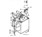 Kenmore 1107224611 cabinet parts diagram