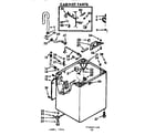 Kenmore 11072401600 cabinet parts diagram