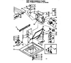 Kenmore 11072401600 top and console parts diagram
