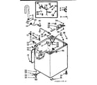 Kenmore 11072401410 cabinet parts diagram