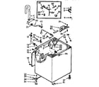 Kenmore 11072401120 cabinet parts diagram