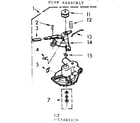 Kenmore 11072401120 pump assembly diagram
