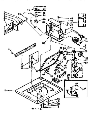 Top and console parts
