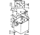 Kenmore 11072404100 cabinet parts diagram