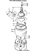 Tub and basket parts