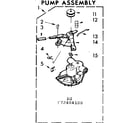 Kenmore 11072404100 pump assembly diagram