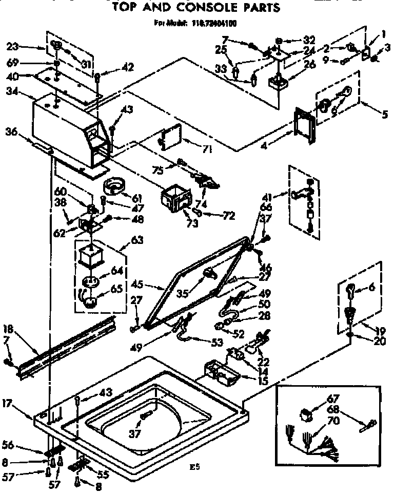 TOP AND CONSOLE PARTS