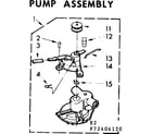 Kenmore 11072404120 pump assembly diagram