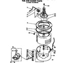 Kenmore 11072404140 tub and basket parts diagram