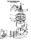 Tub and basket parts