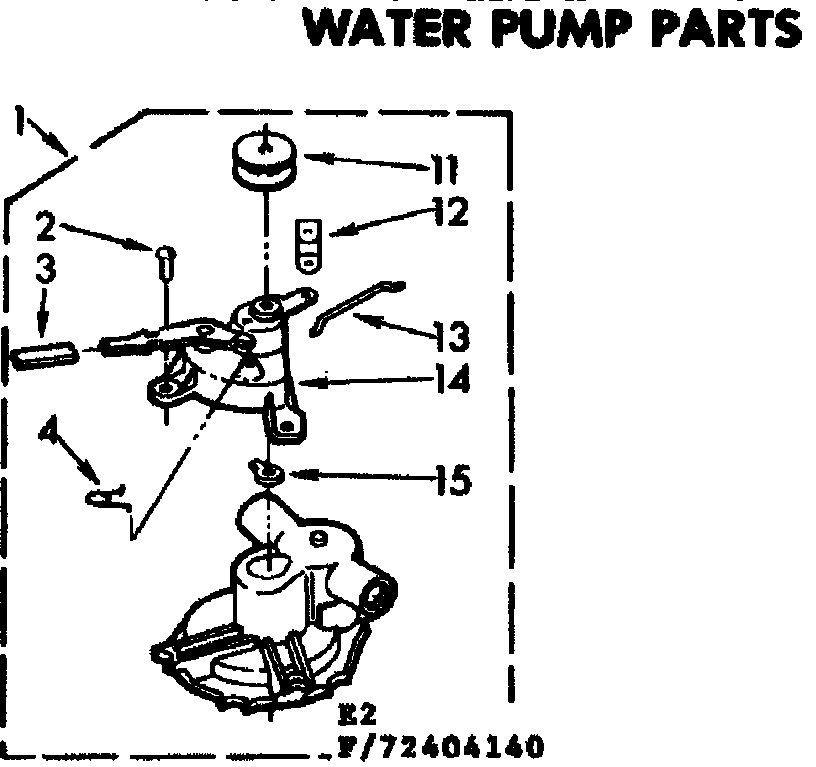 Water pump parts