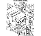 Kenmore 11072405400 top & console assembly diagram