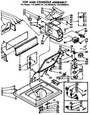 Top & console assembly