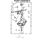 Kenmore 11072405110 pump assembly diagram