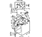 Kenmore 11072405120 cabinet parts diagram