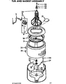 Tub and basket assembly