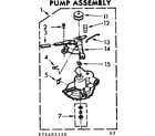 Kenmore 11072405120 pump assembly diagram