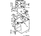 Kenmore 11072407100 cabinet parts diagram