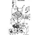 Kenmore 11072407100 drive system diagram