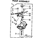 Kenmore 11072407400 pump assembly diagram