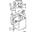Kenmore 11072408400 cabinet parts diagram