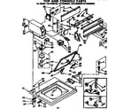 Kenmore 11072408630 top and console parts diagram