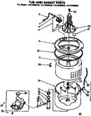 Tub and basket parts