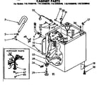 Kenmore 11072408240 cabinet parts diagram