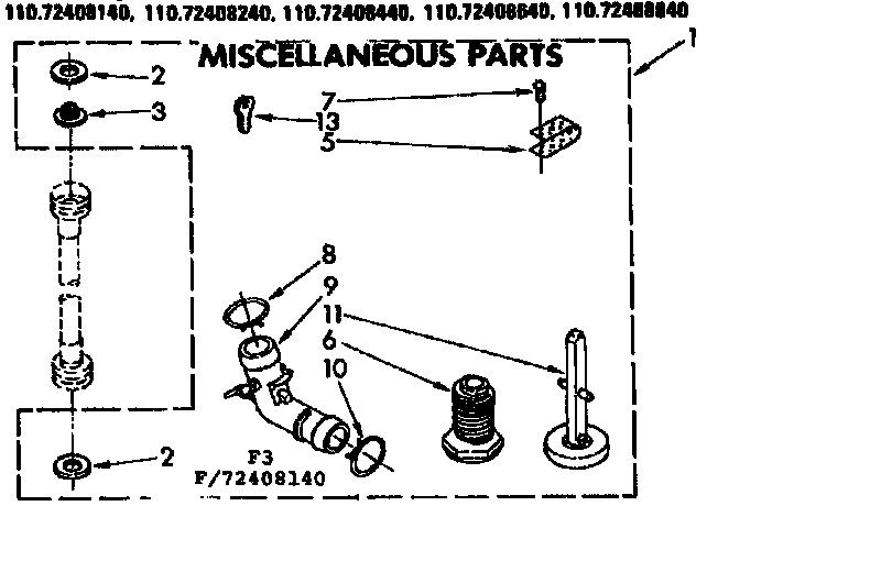 Miscellaneous parts