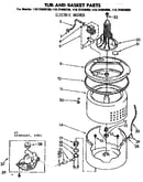 Tub and basket parts