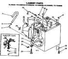 Kenmore 11072408150 cabinet parts diagram