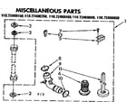 Kenmore 11072408150 miscellaneous parts diagram