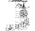 Kenmore 11072408460 tub and basket parts diagram
