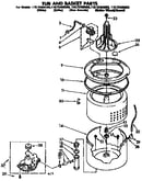 Tub and basket parts