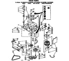 Kenmore 11072408460 drive parts diagram