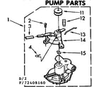 Kenmore 11072408660 pump parts diagram